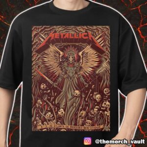 Metallica M72 ATL June 3 2025 World Tour At Mercedes Benz Stadium Atlanta GA Poster Show Design Artwork By Dave Quiggle Merch Unisex T-Shirt