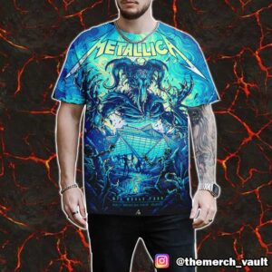 Metallica M72 ATL Pop Up Exclusive Poster Artwork Design By Dan Mumford World Tour June 3 2025 At Mercedez Benz Stadium Atlanta GA All Over Print Graphic T-Shirt, Hoodie