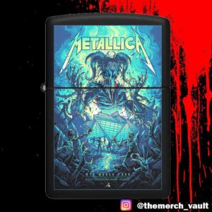 Metallica M72 ATL Pop Up Exclusive Poster Artwork Design By Dan Mumford World Tour June 3 2025 At Mercedez Benz Stadium Atlanta GA Lighter Box