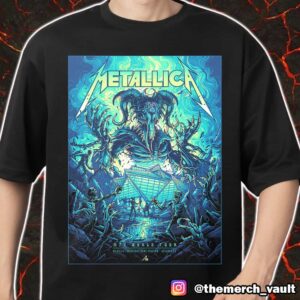 Metallica M72 ATL Pop Up Exclusive Poster Artwork Design By Dan Mumford World Tour June 3 2025 At Mercedez Benz Stadium Atlanta GA Merch Unisex T-Shirt