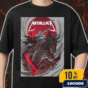 Metallica M72 Denver June 27-29 2025 North American Tour Poster Pop-Up Event At Empower Field At Mile High Design Artwork By Becky Cloonan Merch Unisex T-Shirt