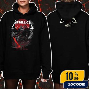 Metallica M72 Denver June 27-29 2025 North American Tour Poster Pop-Up Event At Empower Field At Mile High Design Artwork By Becky Cloonan Two Sides Unisex T-Shirt