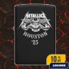 Metallica M72 Houston Exclusive Pop-Up Shop Poster Artwork By Luke Preece For Texas June 14 2025 At NRG Stadium North American Tour Lighter Box