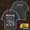 Metallica M72 Santa Clara First Night North American Tour June 20 2025 At Levi’s Stadium California Poster Artwork By Brandon Heart Vintage Washed Unisex T-Shirt