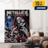 Full Shows Poster Artwork By Brandon Heart Metallica M72 Santa Clara 20-22 June 2025 North American Tour At Levi’s Stadium No Repeat Weekend Landscape Poster Canvas