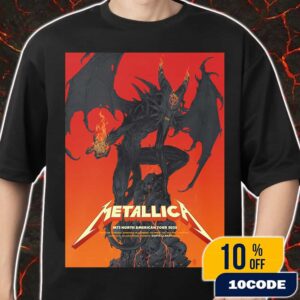 Metallica M72 Santa Clara Pop-Up Shop Poster Artwork By Vance Kelly North American Tour June 20-22 2025 At Levi’s Stadium California Merch Unisex T-Shirt
