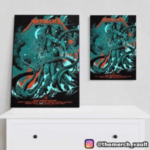 Metallica M72 Tampa North American Tour 2025 Exclusive Pop-Up Poster Artwork Design By Ken Taylor June 6 At Raymond James Stadium Poster Canvas