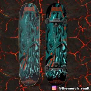 Metallica M72 Tampa North American Tour 2025 Exclusive Pop-Up Poster Artwork Design By Ken Taylor June 6 At Raymond James Stadium Skateboard Event Deck