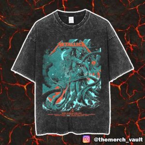 Metallica M72 Tampa North American Tour 2025 Exclusive Pop-Up Poster Artwork Design By Ken Taylor June 6 At Raymond James Stadium Vintage Washed Unisex T-Shirt