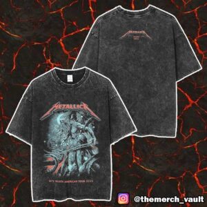 Metallica M72 Tampa North American Tour 2025 Exclusive Tampa Bay Florida Pop-Up Shop Tee Artwork Design By Ken Taylor June 6 At Raymond James Stadium Unisex Washed T-Shirt