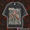 Iron Maiden Est 1975 Run For Your Lives World Tour 2025 For Concerts In Nordic Countries 5-6-9-12-13-16 June 2025 At Norway-Denmark-Sweden-Finland Unisex Washed T-Shirt