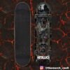Metallica Metclub Art Series Artwork Poster Stern Pinball ReMastered And Justice For All Skateboard Event Deck