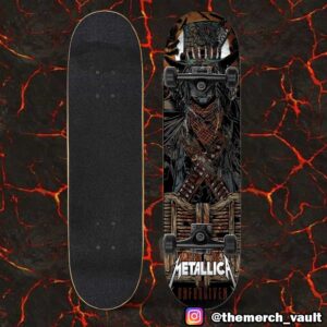 Metallica Metclub Art Series Artwork Poster Stern Pinball ReMastered The Unforgiven Skateboard Event Deck