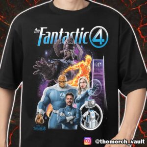 New Promo Art For The Fantastic Four First Steps Marvel Studios July 25 2025 Merch Unisex T-Shirt