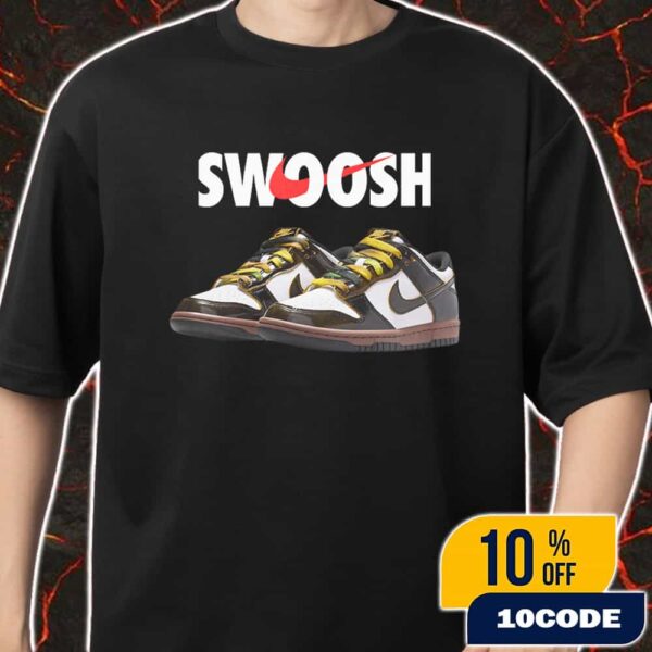 Nike’s Literal Panda Series Dunk Low Sneaker Nike Swoosh Logo Merch Unisex T-Shirt