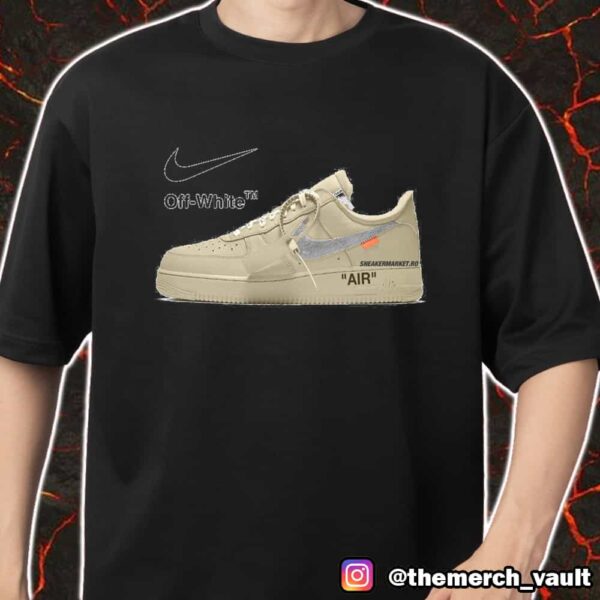 Off-White x Nike Air Force 1 Low Sesame Fall 2025 Sneaker Unisex T-Shirt