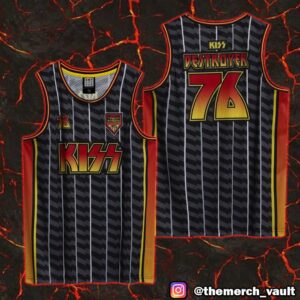 Official Kiss Band Amplifier Collection Destroyer B Ball 1304 Multicolor Baseball Jersey Shirt