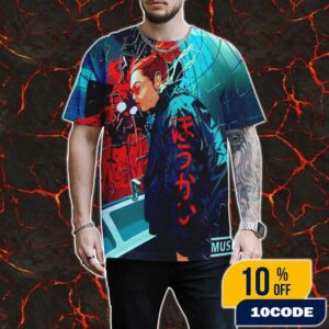 Official Muse Band Merch Poster Design Artwork Unravelling New Single June 20 2025 All Over Print Unisex T-Shirt