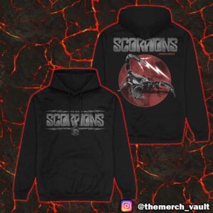 Official Scorpions European Tour 2025 Celebrating 60 Years Of Rock 1965-2025 Raised On Rock Unisex Hoodie