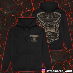 Official Scorpions European Tour 2025 Celebrating 60 Years Of Rock 1965-2025 Unisex Hoodie
