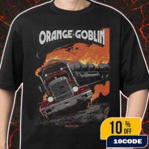 Official Screen Prints Orange Goblin Band At Hellfest June 19-22 2025 At Clisson France Poster Design Artwork By JOHRICE Merch Unisex T-Shirt
