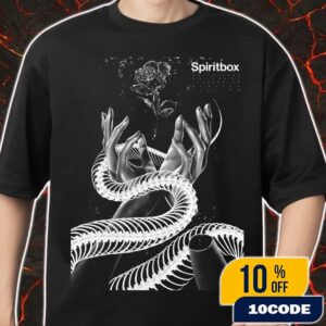 Official Screen Prints Spiritbox Band At Hellfest June 19-22 2025 At Clisson France Poster Design Artwork By Matty Ryan Tobin Merch Unisex T-Shirt