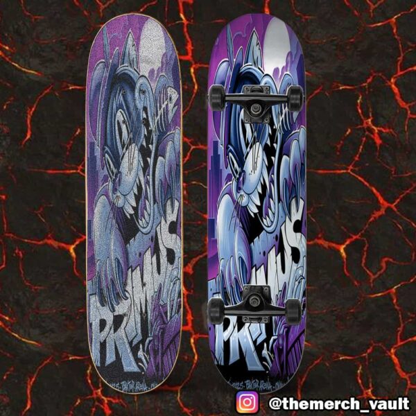Primus Poster Show Artwork Design By Maxx242 June 3 2025 At Baxter Arena Omaha Nebraska Skateboard Event Deck