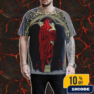 Queens Of The Stone Age The End Is Nero Tour June 10 2025 At Boston MA MGM Music Hall At Fenway Poster Show Limited 3D All Over Print Graphics T-Shirt
