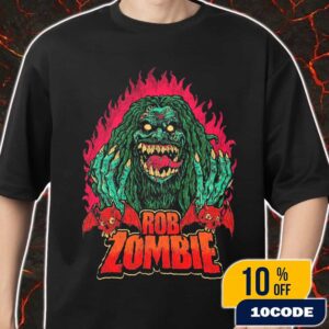 Rob Zombie Superbeast By Puis Calzada Rockabilia Exclusive Merch Unisex T-Shirt