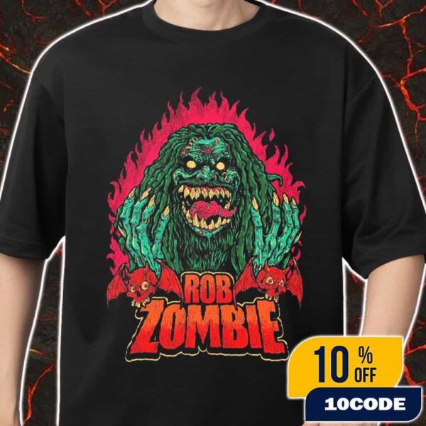 Rob Zombie Superbeast By Puis Calzada Rockabilia Exclusive Merch Unisex T-Shirt