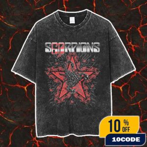 Scorpions Blowing In The Wind Vintage Washed Unisex T-Shirt