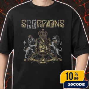 Scorpions Official Band Merch Hannover Crest Unisex T-Shirt