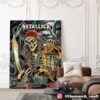 Full Shows Metallica M72 Tampa No Repeat Weekend June 6-8 2025 North American Tour At Raymond James Stadium Poster Event Artwork By Andrew Cremeans Poster Canvas