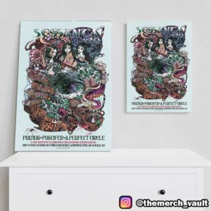 Sessanta V2.0 61st Birthday Celebration For Maynard James Keenan May 31 2025 American Family Insurance Amphitheater Milwaukee WI Poster Artwork By Caitlin Mattisson Poster Canvas
