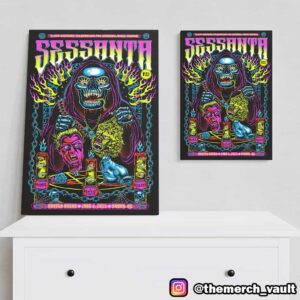 Sessanta V2.0 61st Birthday For Maynard James Keenan June 3 2025 At Baxter Arena Omaha NE Poster Show Artwork Design By AMY JEAN Poster Canvas