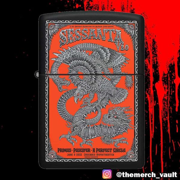 Sessanta V2.0 61st Birthday For Maynard James Keenan June 6 2025 At The Cascades Amphitheater Ridgefield Washington Poster Design By Emek Studios Lighter Box