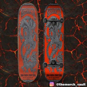 Sessanta V2.0 61st Birthday For Maynard James Keenan June 6 2025 At The Cascades Amphitheater Ridgefield Washington Poster Design By Emek Studios Skateboard Event Deck