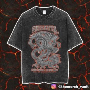 Sessanta V2.0 61st Birthday For Maynard James Keenan June 6 2025 At The Cascades Amphitheater Ridgefield Washington Poster Tee Design By Emek Studios Vintage Washed Unisex T-Shirt