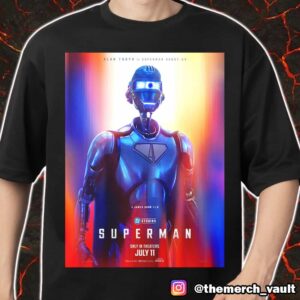 Superman Alan Tudyk Is Superman Robot 4 July 11 2025 DC Studios Merch Unisex T-Shirt