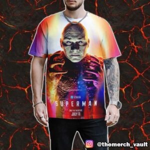Superman Anthony Carrigan Is Metamorpho July 11 2025 DC Studios All Over Print Graphic T-Shirt, Hoodie