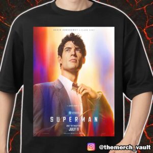 Superman David Corenswet As Clark Kent July 11 2025 DC Studios Merch Unisex T-Shirt