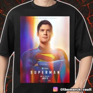 Superman David Corenswet Is Superman July 11 2025 DC Studios Merch Unisex T-Shirt