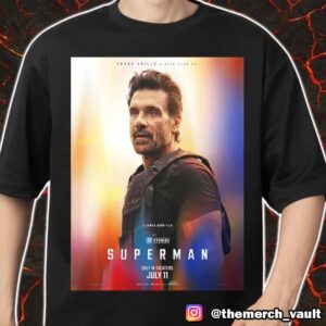Superman Frank Grillo As Rick Flag Sr July 11 2025 DC Studios Merch Unisex T-Shirt
