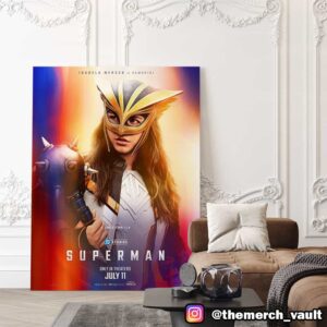 Superman Isabela Merced Is Hawkgirl July 11 2025 DC Studios Poster Canvas Home Decor