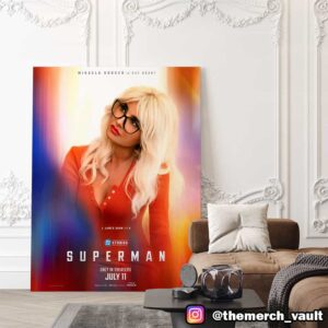 Superman Mikaela Hoover As Cat Grant July 11 2025 DC Studios Poster Canvas Home Decor