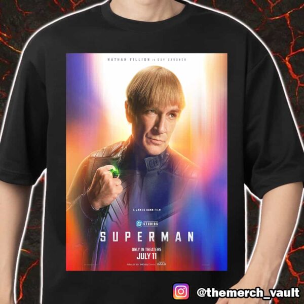 Superman Nathan Fillion Is Guy Gardner July 11 2025 DC Studios Merch Unisex T-Shirt