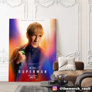 Superman Nathan Fillion Is Guy Gardner July 11 2025 DC Studios Poster Canvas Home Decor