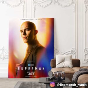 Superman Nicholas Hoult As Lex Luthor July 11 2025 DC Studios Poster Canvas Home Decor