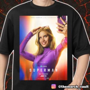 Superman Sara Sampaio As Eve Teschmacher July 11 2025 DC Studios Merch Unisex T-Shirt