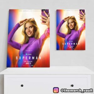 Superman Sara Sampaio As Eve Teschmacher July 11 2025 DC Studios Poster Canvas